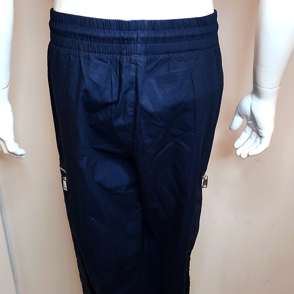 ARMANI EXCHANGE,  CARGO PANTS, SIZE 34 WAIST, NAVY BLUE, LOGO AT EACH LEG SIDE - Picture 4 of 16